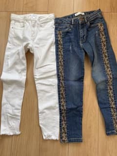 ZARA KIDS デニムパンツ 2本セット 128cmのサムネイル