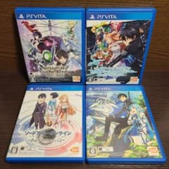 소드 아트 온라인 4 개 세트 액셀 월드 PSVITA