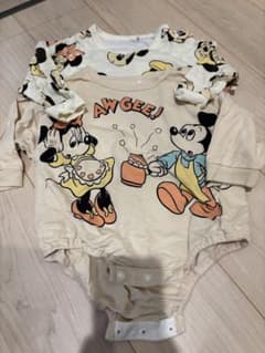 ディズニー　長袖ロンパース　2点セットのサムネイル