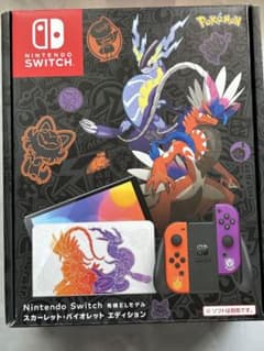 Nintendo Switch 有機ELモデル スカーレット・バイオレットエデ…のサムネイル