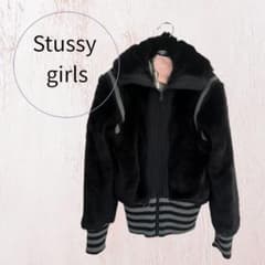 Stussy girls ジャケット M ブラックのサムネイル