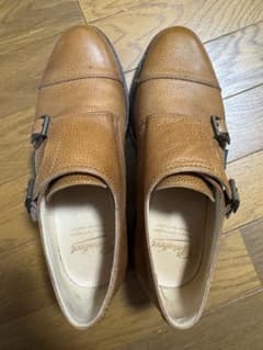 箱付Paraboot William ウィリアム　コニャック　シボ革　UK7.5 箱付Paraboot William ウィリアム コニャック シボ革 UK7.5 - メルカリ