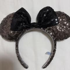 ディズニー ミニー カチューシャ スパンコール ブラックのサムネイル
