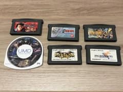 GBA ソフト5本(黄金の太陽、FF、FE他)＋PSP モンハン3rd セットのサムネイル
