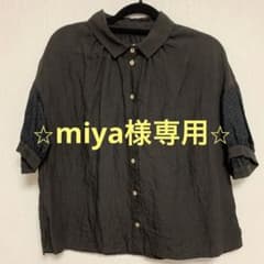 【MAGALI】ピンホールドットリネン・スリーブ・ブラウスのサムネイル
