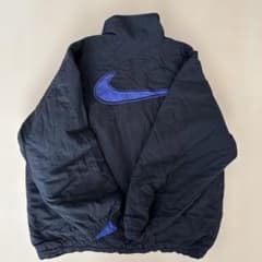 Nike ハーフジップ ナイロンジャケット ブラックのサムネイル