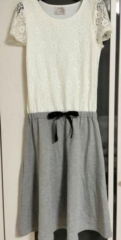 tocco closet レース切替ワンピース 半袖のサムネイル