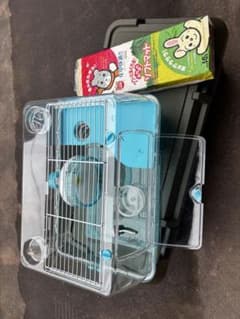 飼育セット ケージ ハムスター 使用感少 マット付のサムネイル