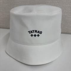 TATRAS タトラス バケットハット 白 モノグラム 日本製 Fサイズ 31E TATRAS バケットハット ホワイト - メルカリ