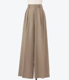 HYKE FLANNEL WIDE LEG PANTSのサムネイル