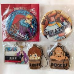 ONE PIECE 白ひげ海賊団/ 輩缶バッジ, グッズセット/マルコ,サッチ他のサムネイル