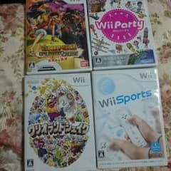 Wiiソフト4点セットのサムネイル