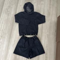 アニエスベー デニム調セットアップ　パーカー　美品　近年　130 140150のサムネイル