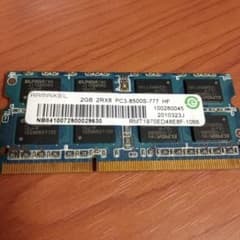 RAMAXEL 2GB DDR3 PC3-8500S メモリーのサムネイル