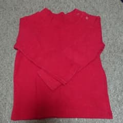 ☆ニコニコ☆様専用！ユニクロ リブ ハイネック 80のサムネイル