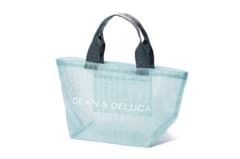 DEAN & DELUCA メッシュトートバッグ ミントブルー Sサイズのサムネイル