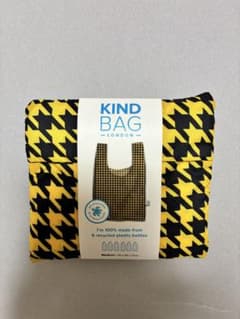 KIND BAG エコバッグ イエロー/ブラックのサムネイル