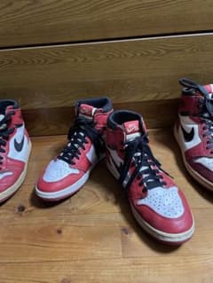 NIKE AIR JORDAN1 赤/黒/白 CHICAGO 1994年製 - メルカリ