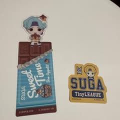 TinyTAN SUGA 스티커 북마크