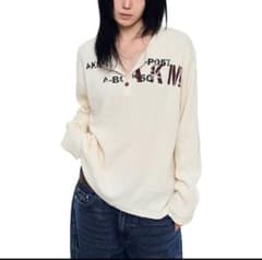 AAKAM Waffle Henry Neck Long Sleeve