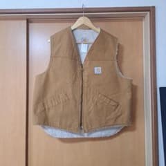 t*0様 希少 Carhartt 80年代 USA製 ボアベスト ブラウン XL t*0様 希少 Carhartt 80年代 USA製 ボアベスト ブラウン XL - メルカリ