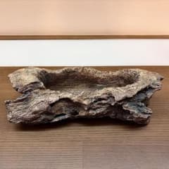 流木風 植木鉢 穴あき 横長 プランター 多肉植物 寄せ植え サボテン 塊根植物のサムネイル