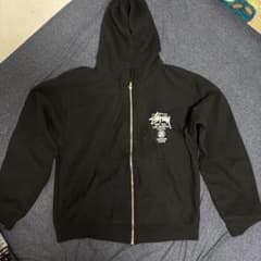 Stussy ジップアップパーカー ブラックのサムネイル