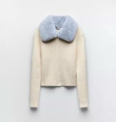 ZARA フェイクカラーニットセーターのサムネイル