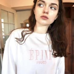 epine ÉPINE PARIS sweat white×pinkのサムネイル
