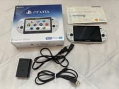 【16GBメモリ付・完品】PSVita PCH-2000 ホワイト 動作確認済のサムネイル