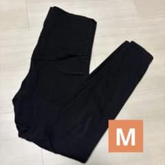 MUJI マタニティパンツ ブラック Mのサムネイル