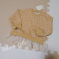 ◎ tete a tete バックリボン 花柄トレーナー ◎のサムネイル