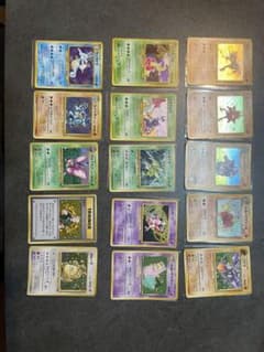 ポケモンカード 旧裏面 キラカード含む 8枚セット ポケモンカード 旧裏面 キラカード 15枚セット - メルカリ