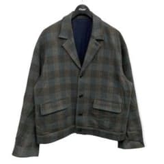 URU チェックジャケット ウル WOOL CHECK SHORT JACKET - メルカリ