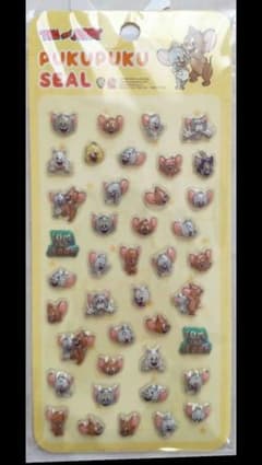 Tom and Jerry PUKUPUKU シール 立体シールのサムネイル