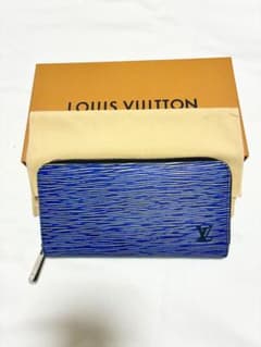 限定美品】LOUIS VUITTON ジッピーウォレット エピ デニム ブルー