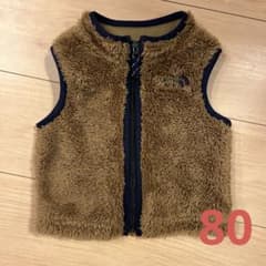 THE NORTH FACE ベビーベスト 80 ブラウンのサムネイル
