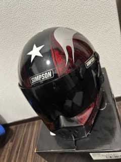 simpson m30 ヘルメット　カスタムペイントのサムネイル