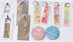 徳川美術館 しおり アクリルキーホルダー 缶バッジ セットのサムネイル