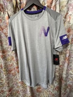New Balance ニューバランス ランニングTシャツ グレー XL 新品のサムネイル