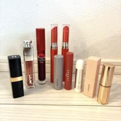 赤リップ Dior CHANEL CANMAKE 10本まとめ売り 口紅 グロス - メルカリ