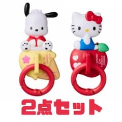 サンリオ キティ　ハローキティ ポチャッコ 2点セット キーリングハンガーのサムネイル