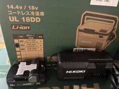 HiKOKI 冷温庫 UL18DD(XMGZ) 電池and充電器 - メルカリ