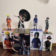 NARUTO 이치 반 복권 중 시인 시험편 피규어 4 체 세트