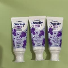 チェックアップ ジェル 歯磨き粉 乳歯 子供用 グレープ味 60g×3本セットのサムネイル