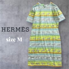 HERMES/エルメス】馬柄 ワンピース コットン100 - メルカリ