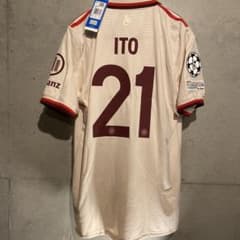 伊藤 洋輝　バイエルン・ミュンヘン 24/25　サード 　CL仕様 伊藤洋輝 バイエルン・ミュンヘン 24/25 サード CL仕様 - メルカリ