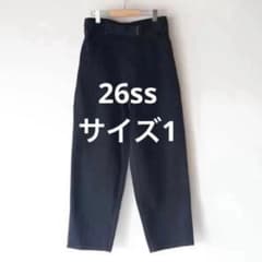 comoli 26ss ベルテッドデニム　サイズ1 ドローストリングパンツ comoli 26ss ベルテッドデニム サイズ1 ドローストリングパンツ - メルカリ