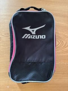 MIZUNO ミズノ シューズケース ブラック×ピンクのサムネイル