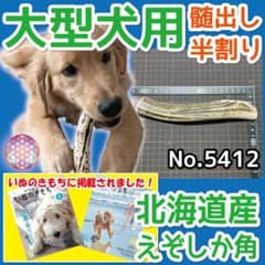 大型犬用 エゾ鹿の角 半割り1本 北海道産 犬のおもちゃ 54122 - メルカリ